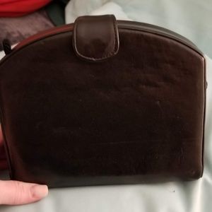 Black Leather Shoulder Purse By Lewis Very Nice